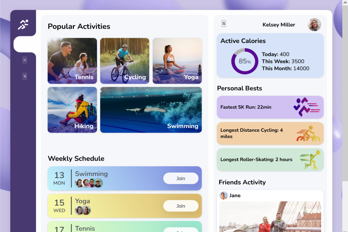 Dashboard Layout HTML