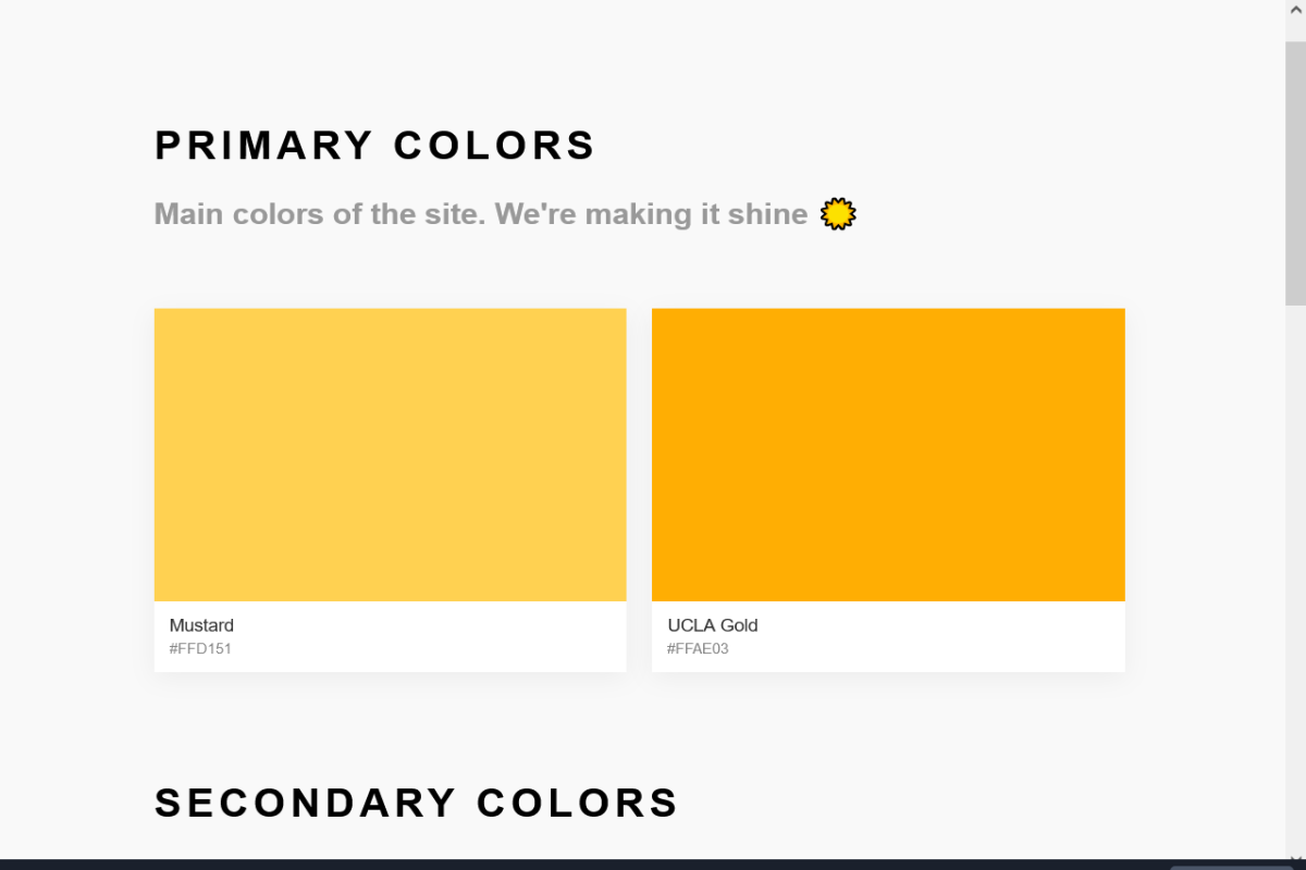 Color Palette Card