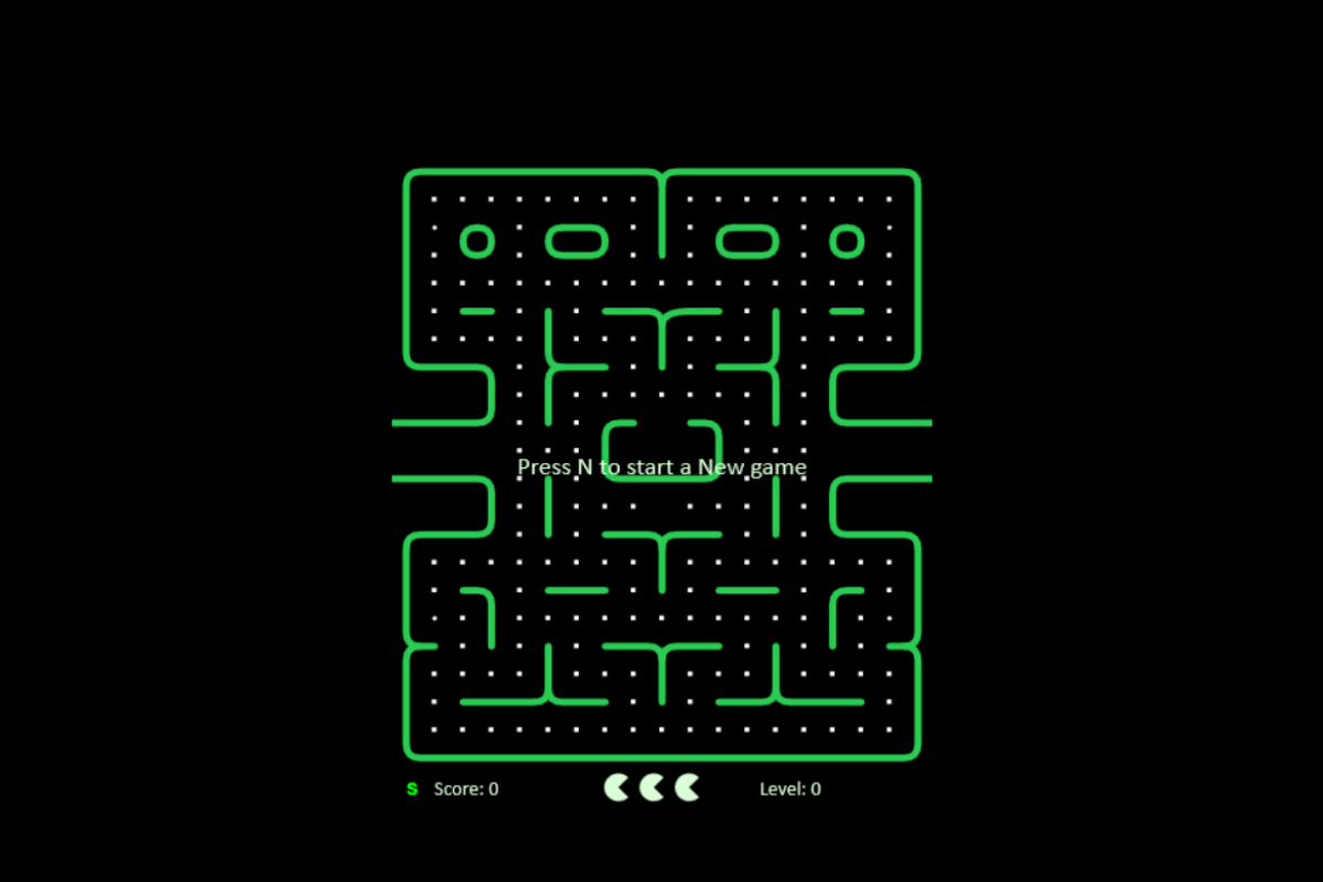 Pacman Game In Javascript