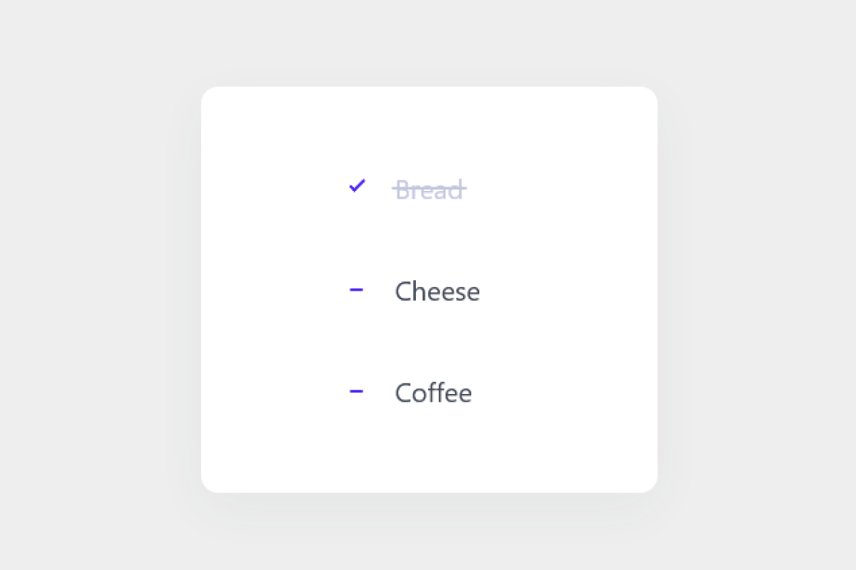 Food Order Checkbox