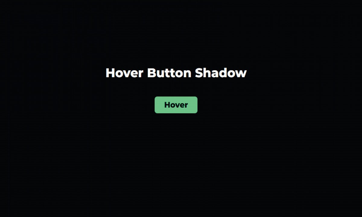 Button hover shadow effect