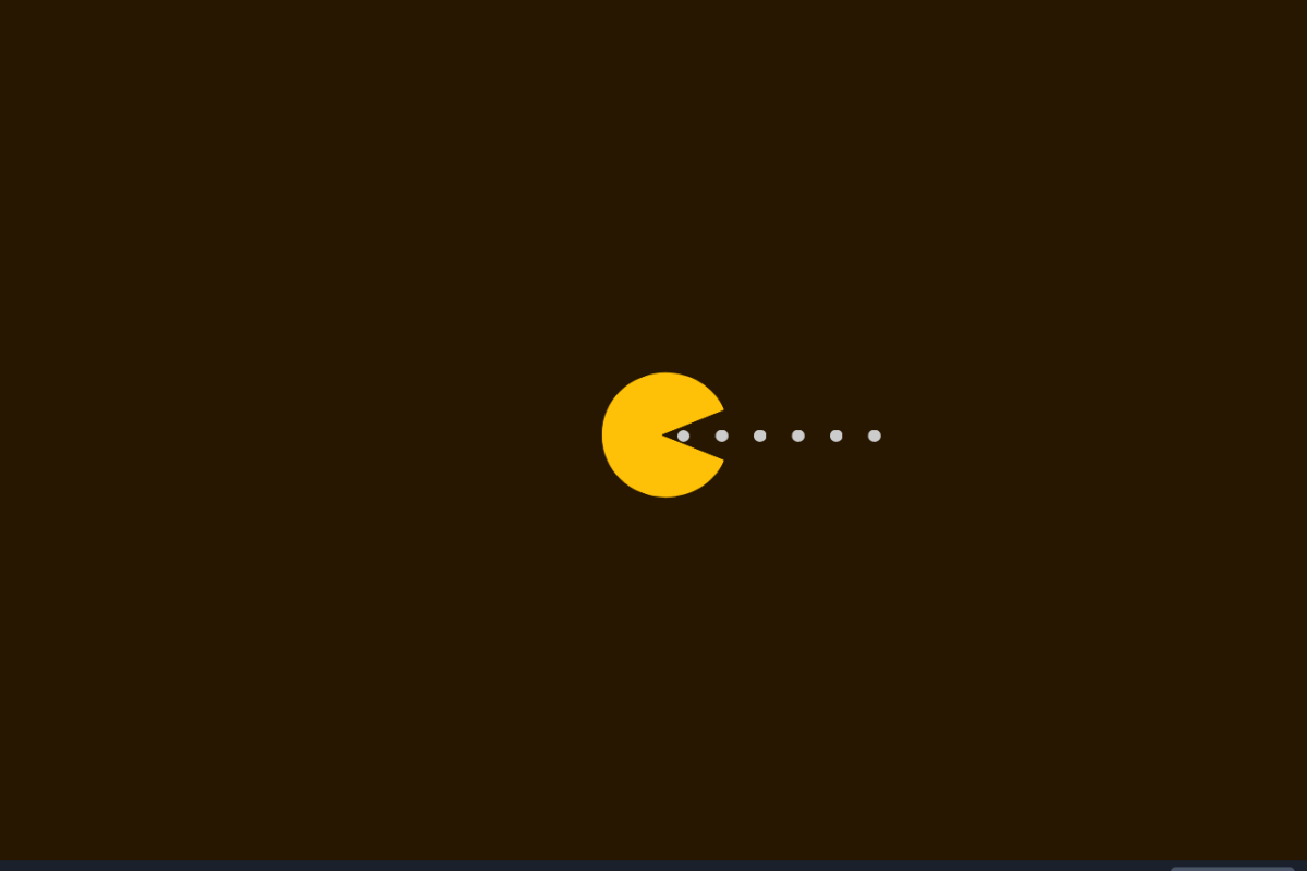 Pacman Loading Animation